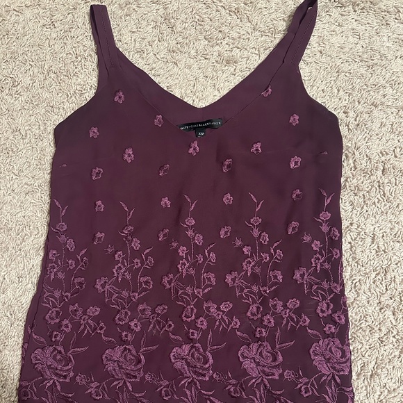 Strappy Purple WHBM top with beautiful detail! - Picture 1 of 2